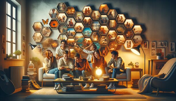 Foto-Hexagone: Gestalte deine persönliche Wandgalerie