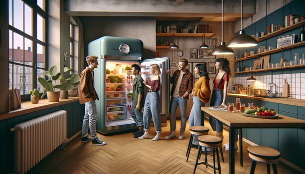 Gorenje Retro Kühl-Gefrierkombination: OBRB 615 DOL im Angebot