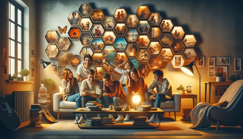 Foto-Hexagone: Gestalte deine persönliche Wandgalerie